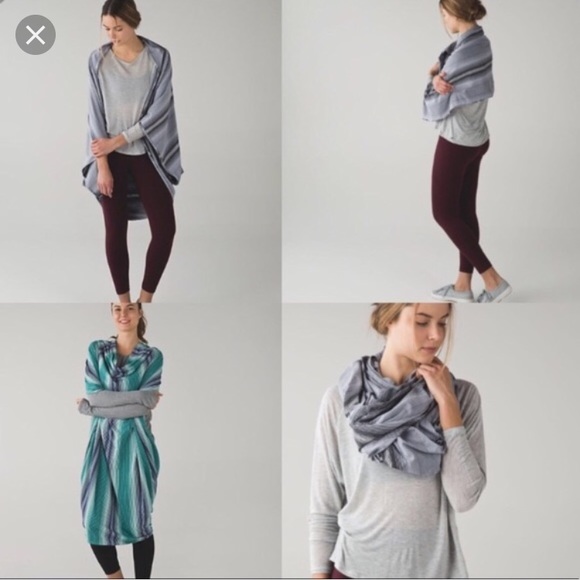 Lululemon NWT Sage Scarf* Pima cotton like a wrap - Picture 8 of 8